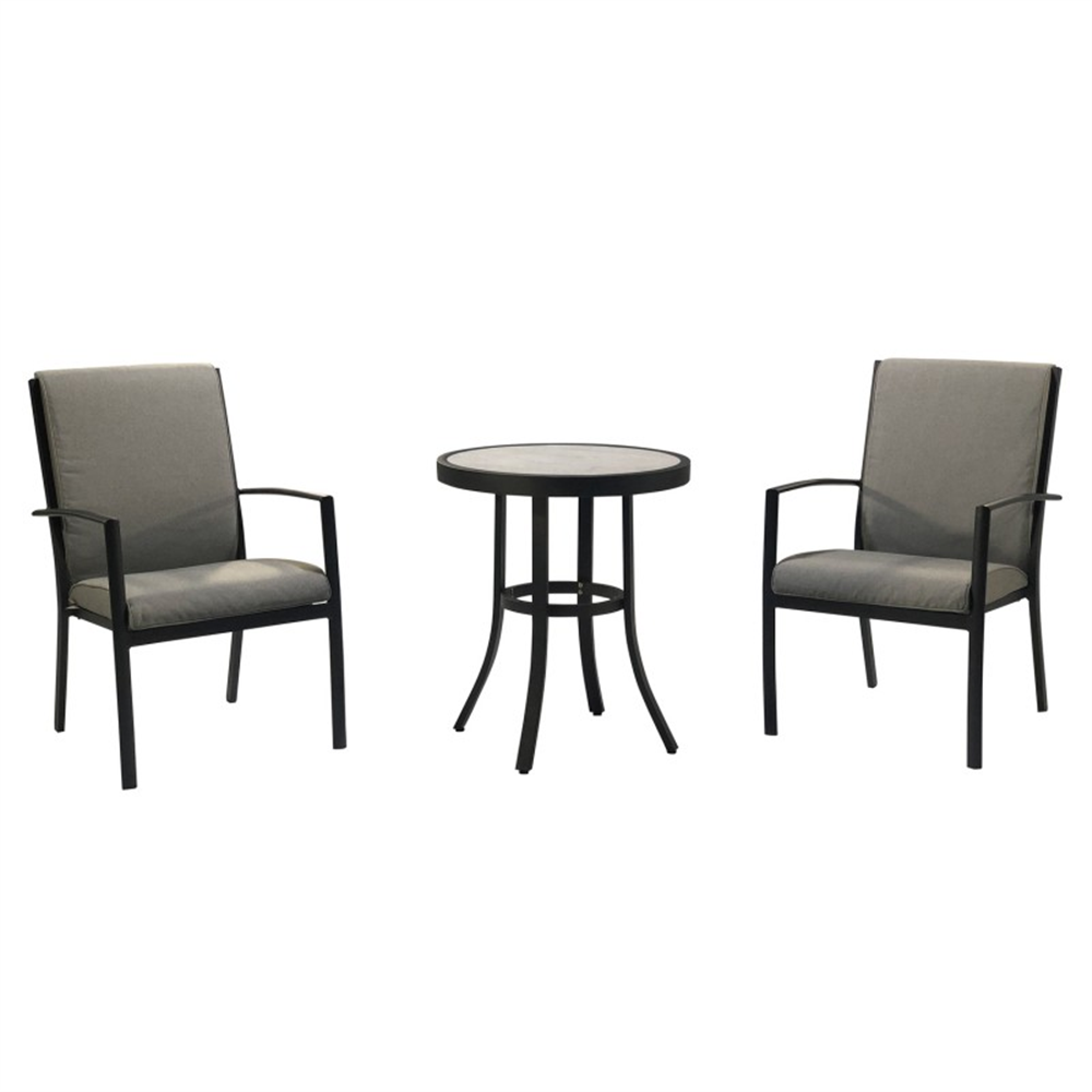 Seville 65cm Round Bistro Table Set Waterperry Gardens Oxfordshire